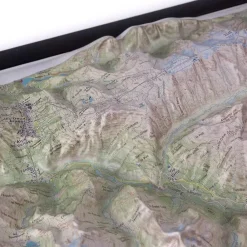 Carte 3D<Deniveles Carte 3D Les Ecrins Nord