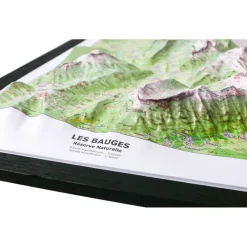 Sale Carte 3D Massif Des Bauges Carte 3D