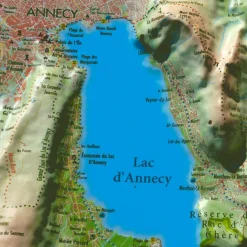 Outlet Carte 3D Annecy Carte 3D