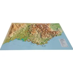 Carte 3D<3DMAP Carte 3D La Provence-Alpes-Côte-d'Azur