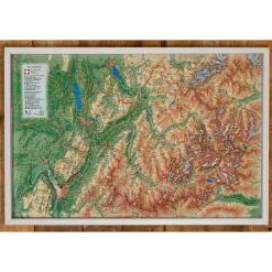 Carte 3D<3DMAP Carte 3D La Savoie