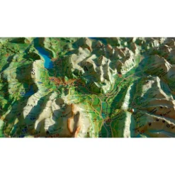 Carte 3D<3DMAP Carte 3D La Savoie