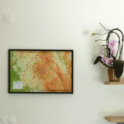 Carte 3D<3DMAP Carte 3D Le Cantal