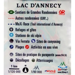 Hot Carte 3D Le Lac D'annecy Carte 3D