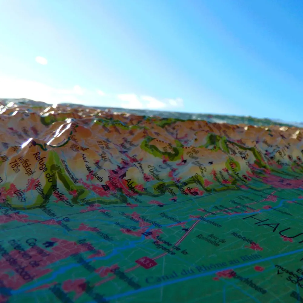 Carte 3D<3DMAP Carte 3D Le Massif Des Vosges