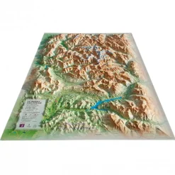 Carte 3D Le Massif Des Ecrins Carte 3D