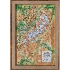 Online Carte 3D Le Tour Du Mont-Blanc Carte 3D