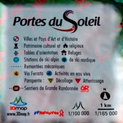 Discount Carte 3D Les Portes Du Soleil Carte 3D