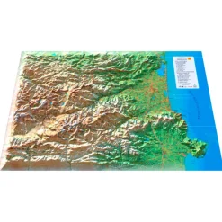 Sale Carte 3D Les Pyrénées-Orientales Carte 3D