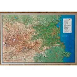 Sale Carte 3D Les Pyrénées-Orientales Carte 3D
