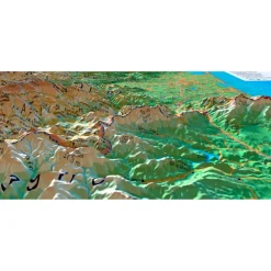 Sale Carte 3D Les Pyrénées-Orientales Carte 3D