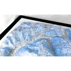 Online Carte Des Pistes Portes Du Soleil Avoriaz Châtel Chapelle d’Abondance + Cadre Carte 3D