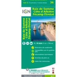 Carte Ign<IGN Carte Baie de Somme Cote D'albatre Fecamp Etretat