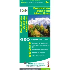 Carte Ign<IGN Carte Beaufortain Massif du Mont Blanc