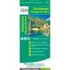 Carte Ign<IGN Carte Cevennes Gorges du Tarn