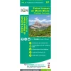 Outlet Carte Entre Leman et Mont-Blanc Chablais Faucy Carte Ign