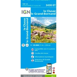 Clearance Carte 3430ET la Clusaz, le Grand-Bornand Carte Ign