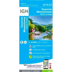 Online Carte 3715Et Saverne Wasselonne Rocher De Dabo Carte Ign