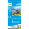 Carte Ign<IGN Carte 3633ET Tes, Val d'Isere, Haute Maurienne, Parc national de la Vanoise