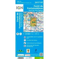 Hot Carte Forêt de Fontainebleau Carte Ign