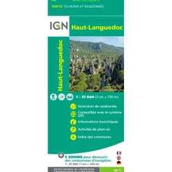 Discount Carte Haut-Languedoc Carte Ign