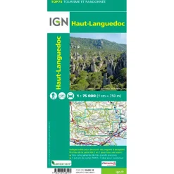 Discount Carte Haut-Languedoc Carte Ign