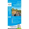 Online Carte 2417OT Forêt de Fontainebleau, Forêt des Trois Pons Carte Ign