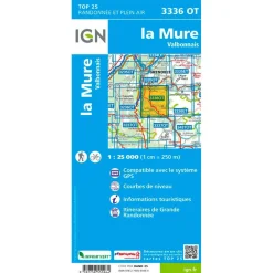 Clearance Carte 3336Ot La Mure Valbonnais Carte Ign