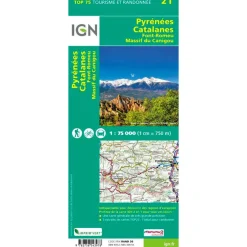 Best Carte Pyrénées Catalanes Font-Romeu Massif du Canigou Carte Ign
