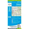 Carte Ign<IGN Carte 2631SB Thiers, Pont-du-Château