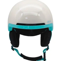 Clearance Casque Orion Junior Blanc Nacré Turquoise Verni Enfant Casques Enfant