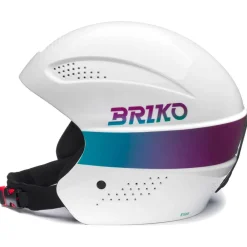 Discount Casque Elias Shiny White Violet Bondi Blue Enfant Casques Enfant