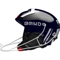 Casques Femme|Casques Homme<Briko Casque Slalom Epp - France Shiny Tangaroa Blue White