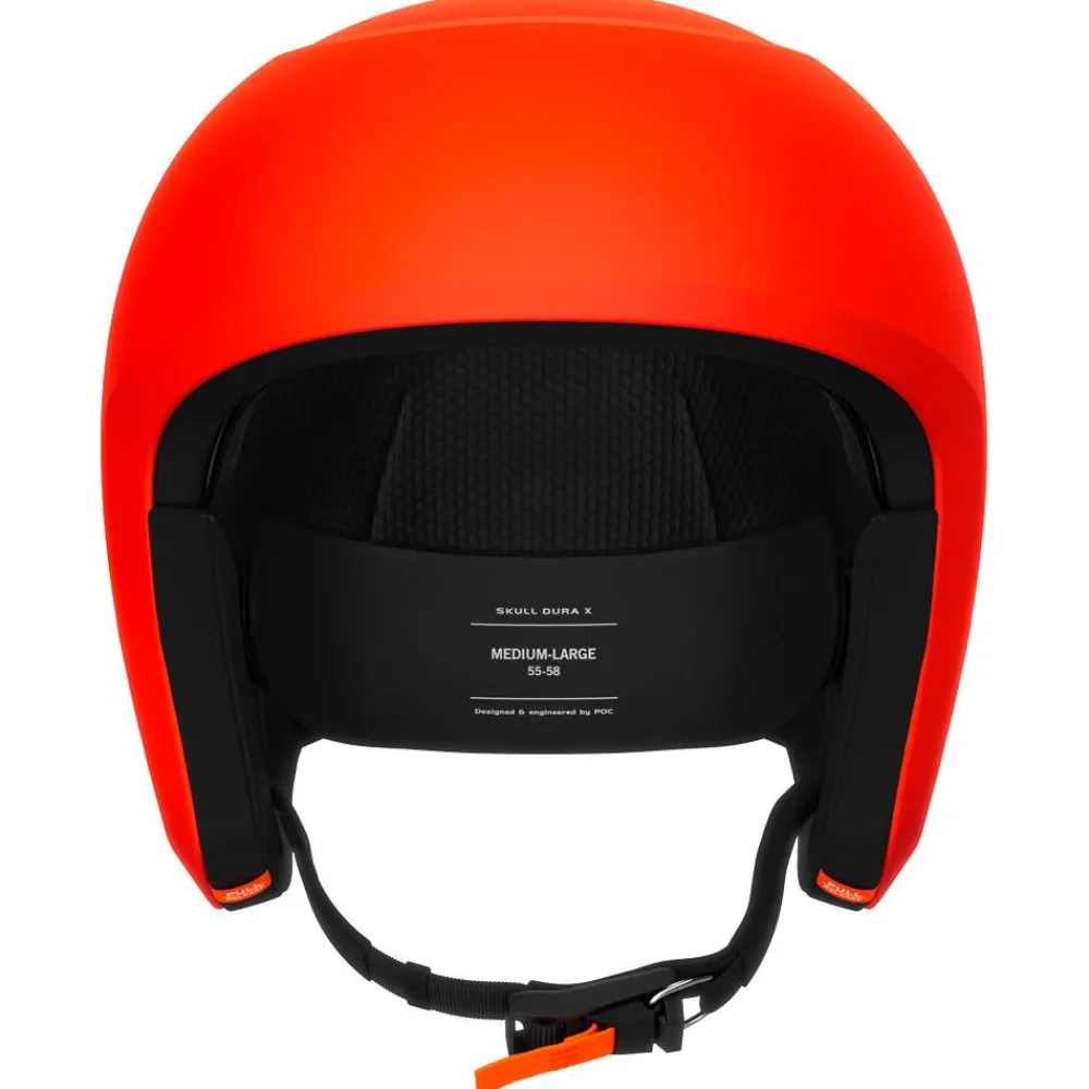 Casques Femme|Casques Homme<Poc Casque Skull Dura X Mips Fluorescent Orange Matt