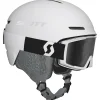 Casques Femme|Casques Homme<Scott Casque Combo Helmet Track + Factor Goggle Combo White