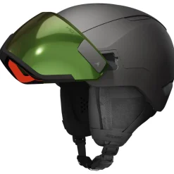 New Casque visière Revent Gt Amid Visor Hd Photo Black Green Gold Femme Casques Avec Visière|Casques Femme