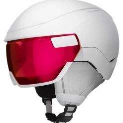 Outlet Casque visière Revent Gt Amid Visor Hd White Leather Red Femme Casques Avec Visière|Casques Femme