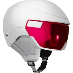 Outlet Casque visière Revent Gt Amid Visor Hd White Leather Red Femme Casques Avec Visière|Casques Femme