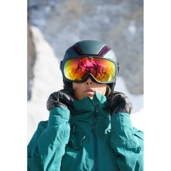 New Casque visière V-line Carbon Forest Matte Phantom Fire Lens Cat 1-3 Femme Casques Femme|Casques Homme