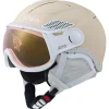 Discount Casque visière Helios Leather Evolight Nxt Mat Cream Femme Casques Femme|Casques Homme