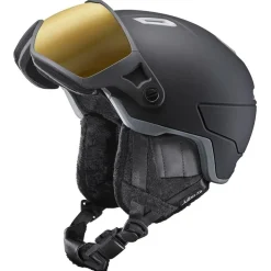 Casques Avec Visière|Casques Femme<Julbo Casque visière Globe Noir Reactiv Performance