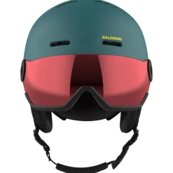 Clearance Casque visière Orka Visor North Atlantic Flash Red Enfant Casques Enfant|Casques Avec Visière