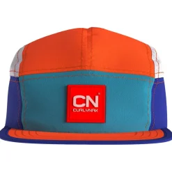 Online Casquette 5 Pans Orange Blue Casquettes