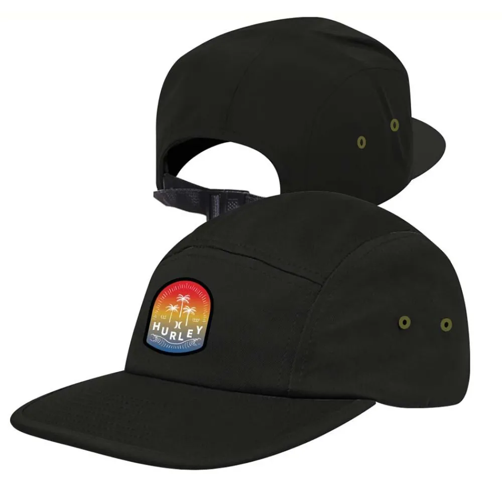Casquettes<Hurley Casquette Tri Palm Hat Black