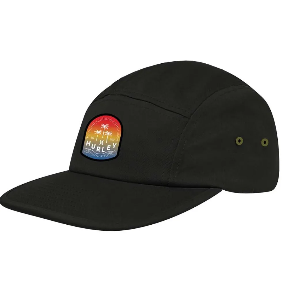 Casquettes<Hurley Casquette Tri Palm Hat Black
