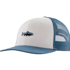 Sale Casquette Stand Up Trout Trucker Hat White Casquettes