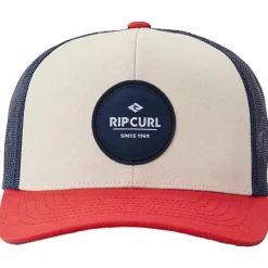 Casquettes<Rip Curl Casquette Routine Curve Trucker White Navy Red