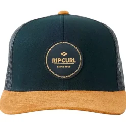 Outlet Casquette Routine Curve Trucker Black Tan Casquettes