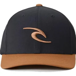 Casquettes<Rip Curl Casquette Tepan 2.0 Flexfit Cap Black Tan