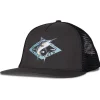 Casquettes<Salty Crew Casquette Diamond Marlin Boys Trucker Black